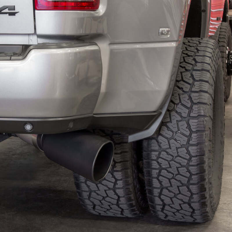 Ram 3500 Performance Exhaust - Single - Banks Power - Monster Exhaust System 5-inch 409SS, Black SideKick Tip - Black - `19-`23